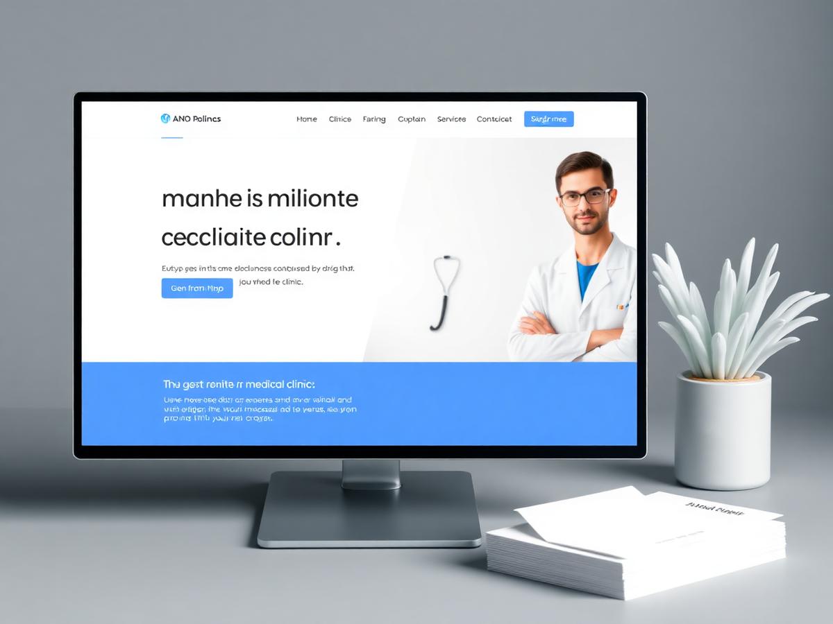 Clinic Website design preview