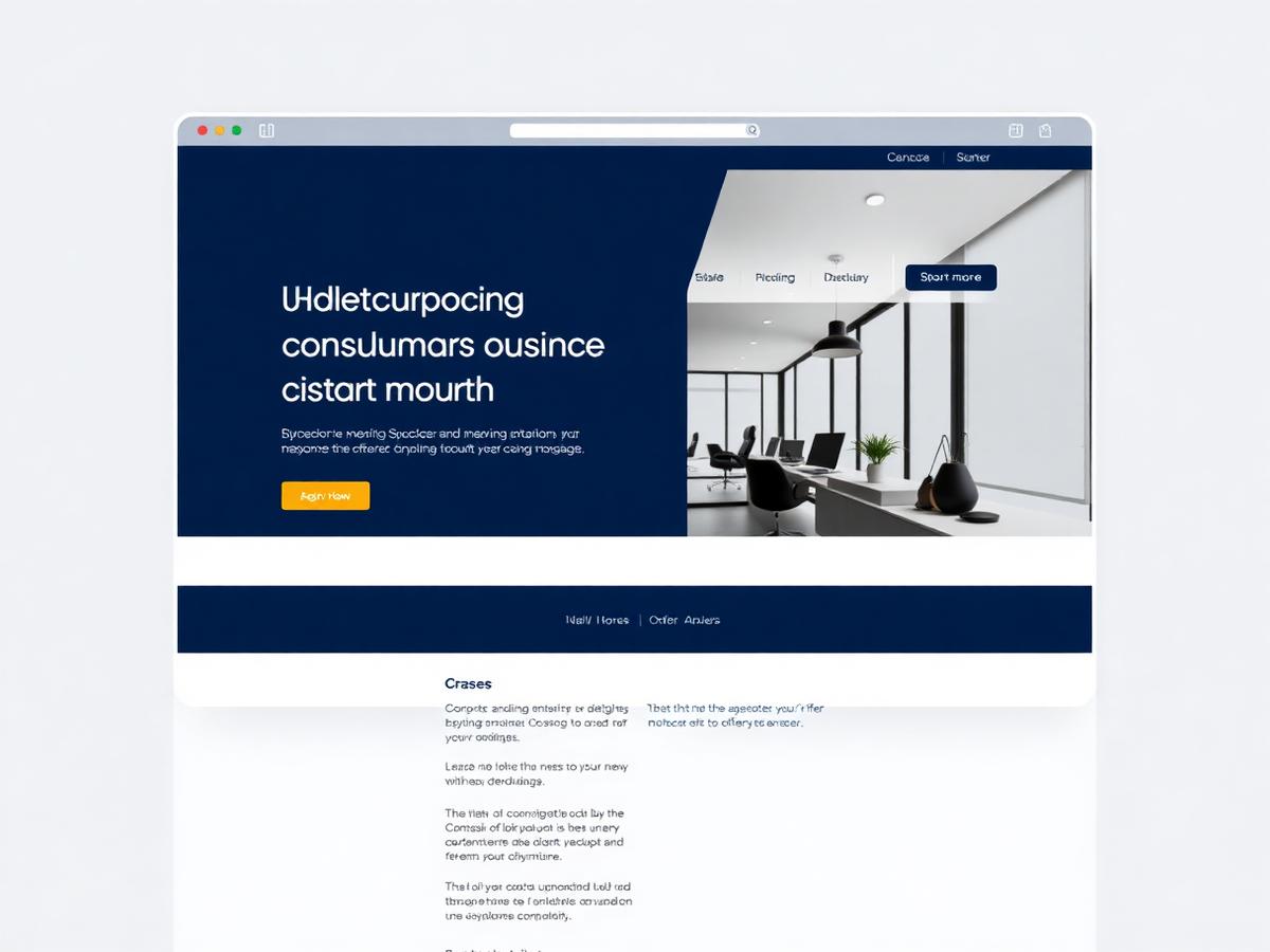 Business Website design preview